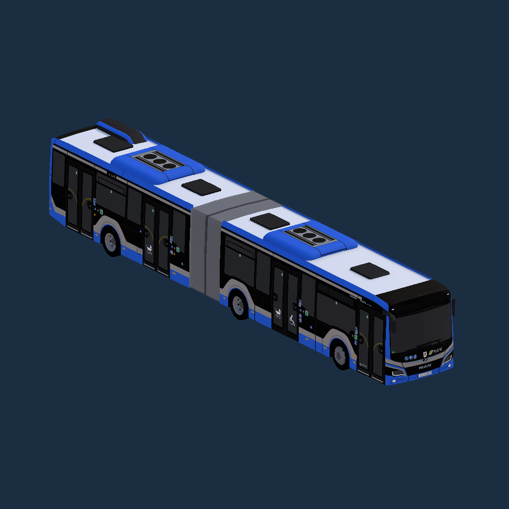 New MAN Lion´s City 18C EfficientHybrid MVG München mbH Grundlack