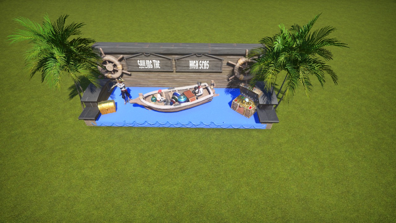 SAILING THE HIGH SEAS SIGN