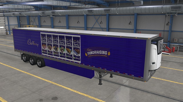 Cadbury of Australia Furry Friends Trailer Skin
