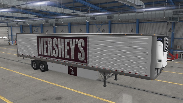 Hershey Chocolate Skin for SCS Box Trailers.