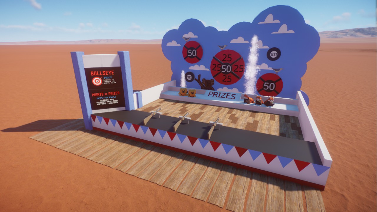 Bullseye Shooting Funfair Game by Adamup