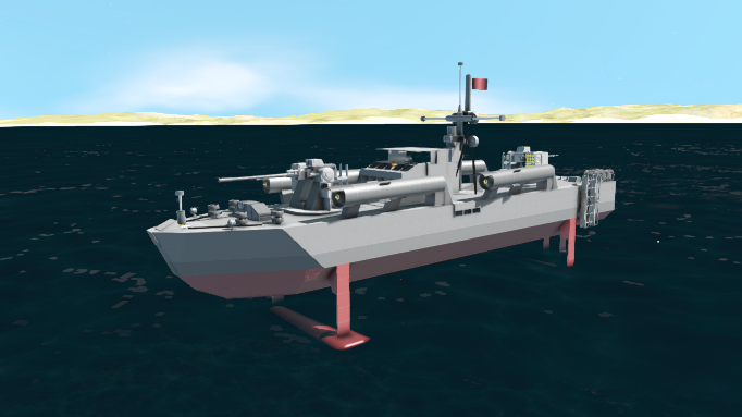 (SENB) PT-01 Pilar Patrol Boat Hydrofoil preview