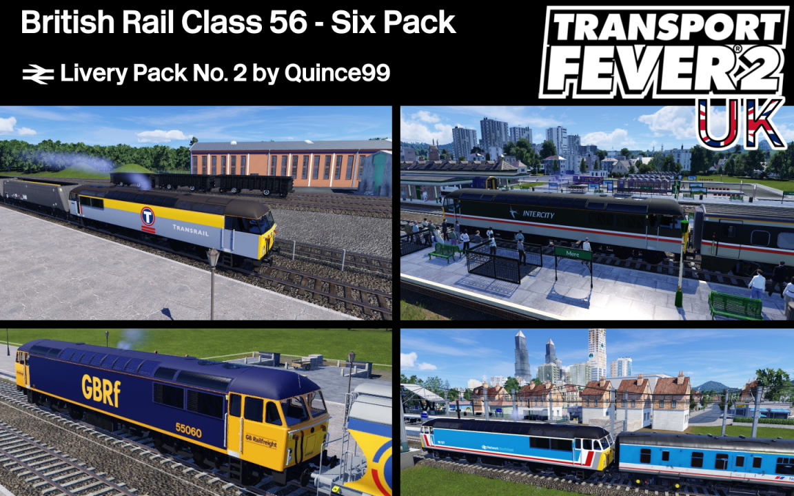 British Rail Class 56 (Livery Pack No. 2)