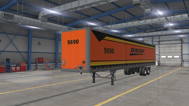SCS Van Trailers  BNSF