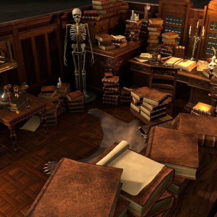 LOST IN WORK - study room