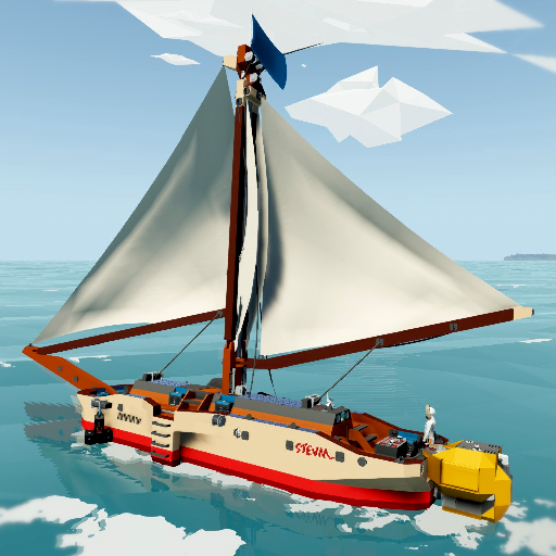 Four Friends Fishing Sailboat: The Stevia by EINSCHLAG