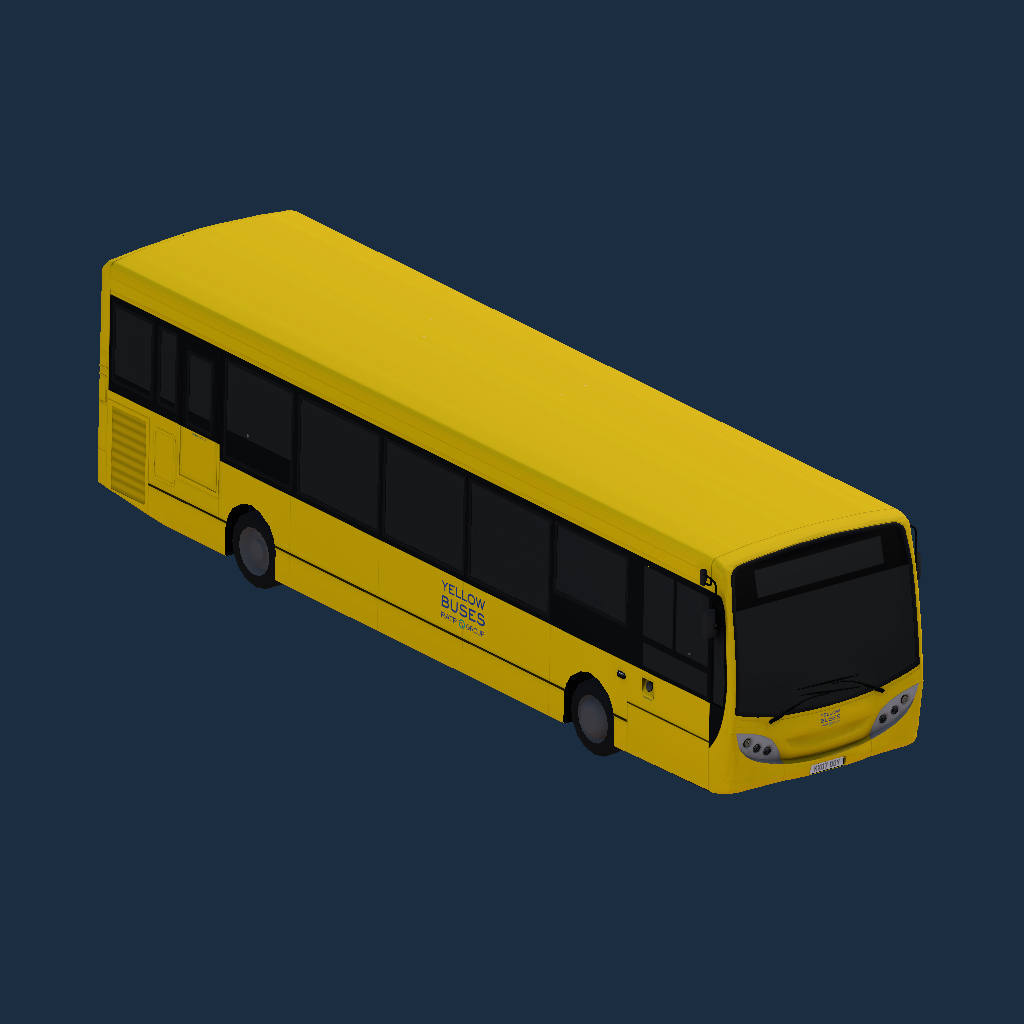 Enviro 200 10.9m - Yellow Buses RATP Group - Silver headlights