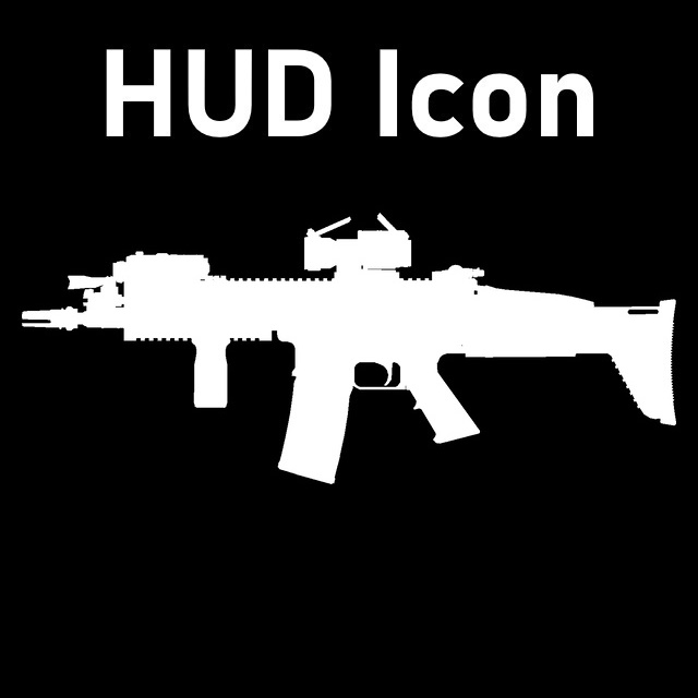 Call of Duty Modern Warfare 3 (2023) - SCAR-L Tactical HUD Icon (SG552)
