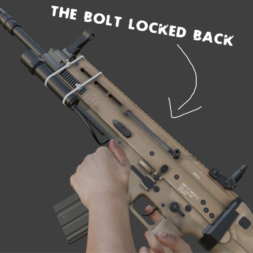 Realistic proper SCAR-L reload