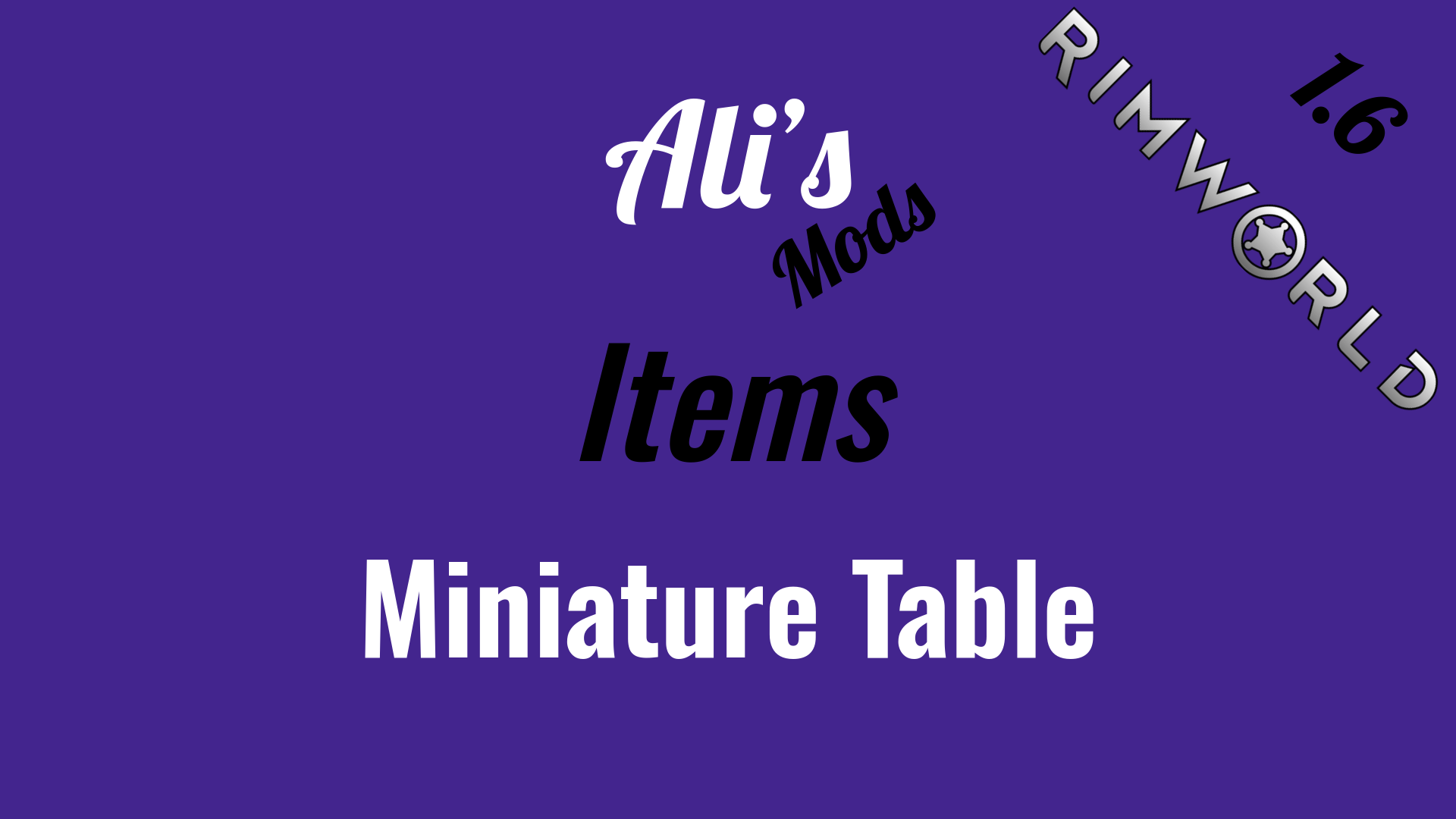 Ali's Miniature Table