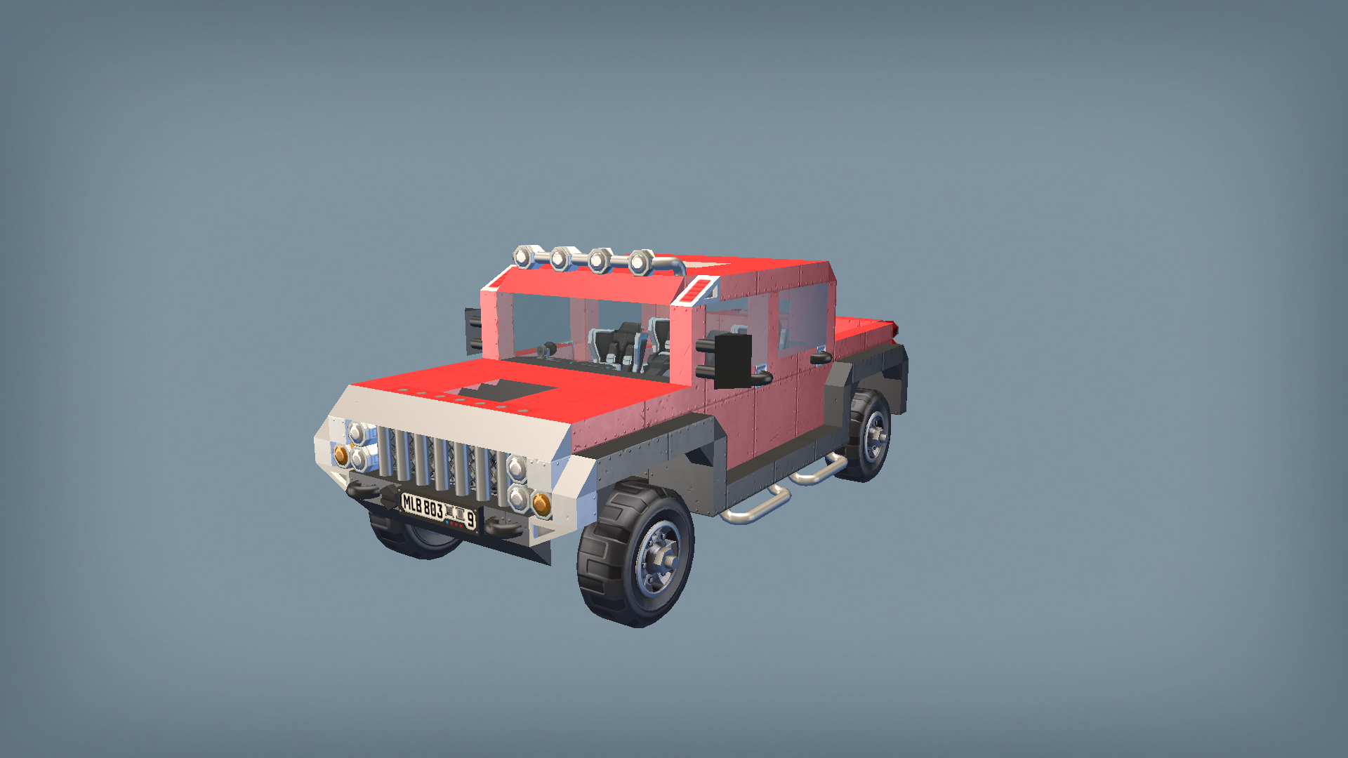 Big car 02 (4 door pickup)