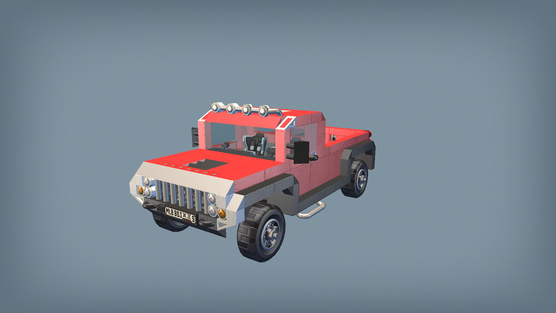 Big car 02 (2 door pickup)