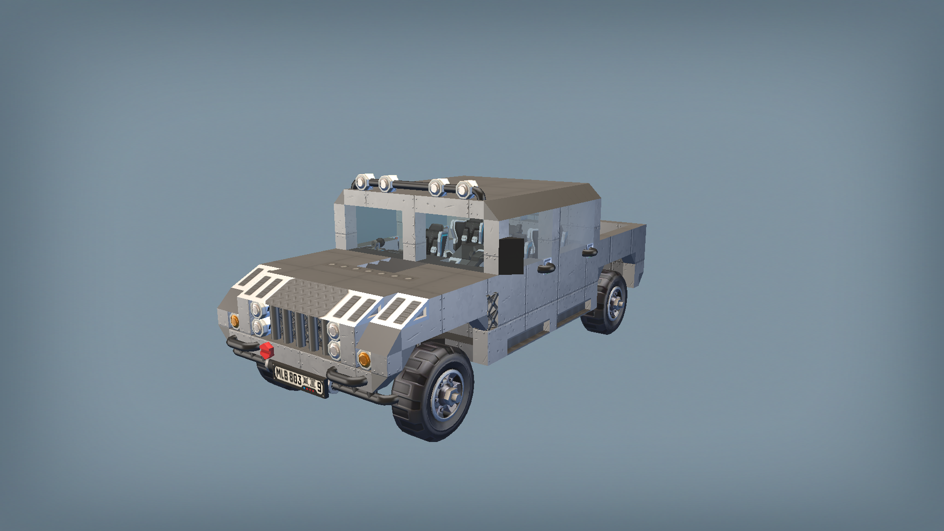 Big car 03 (4 door pickup)
