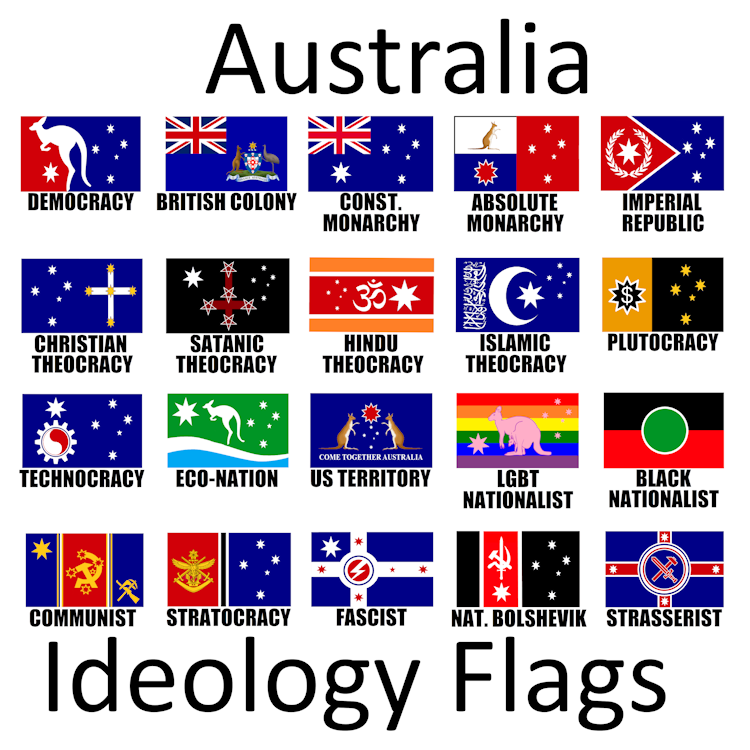 Australia Ideology Flags