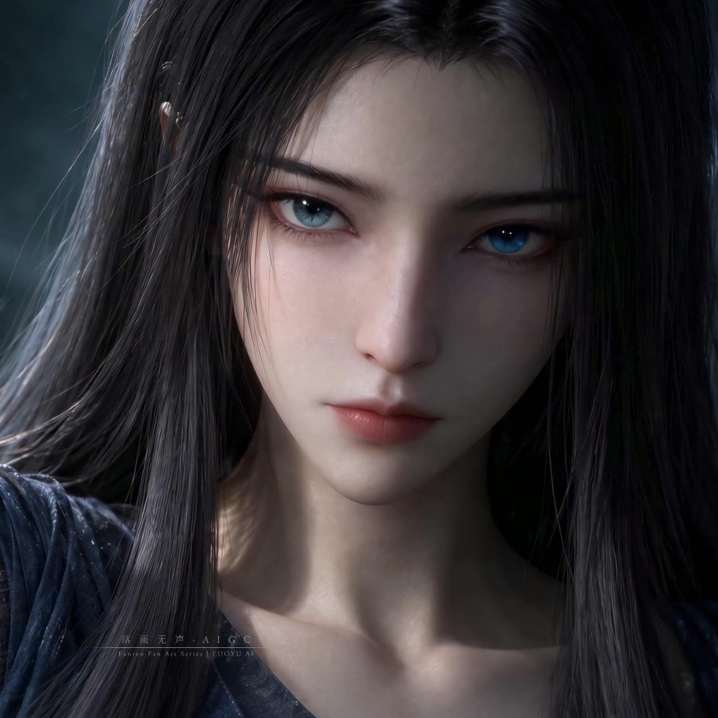 黑银月面部特写-凡人修仙传-落雨无声 preview