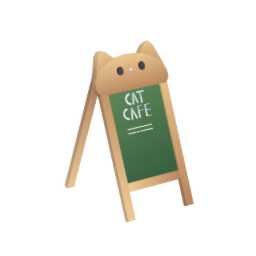 Cat Cafe Sign