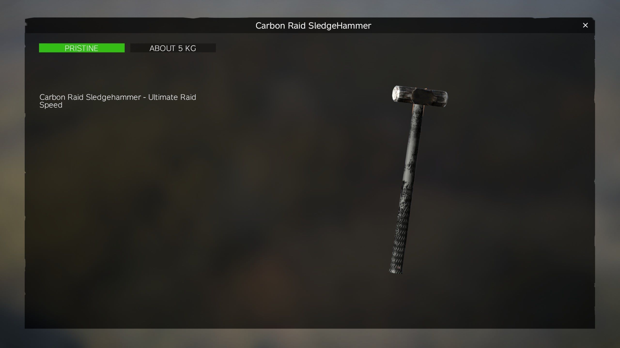 Krum's Sledgehammer Mod