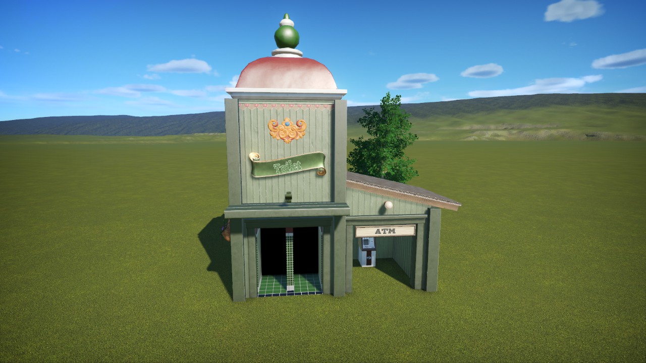 [EzyBox] Vintage - Toilet/ATM