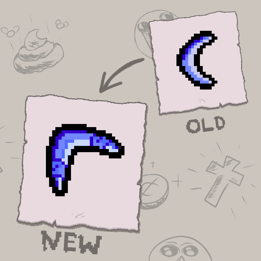 Tweaked Boomerang sprite