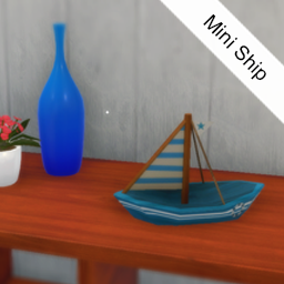 Mini Ship blue