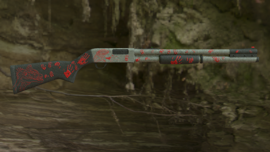 Cave art shotgun (for cave art skin pack part1)
