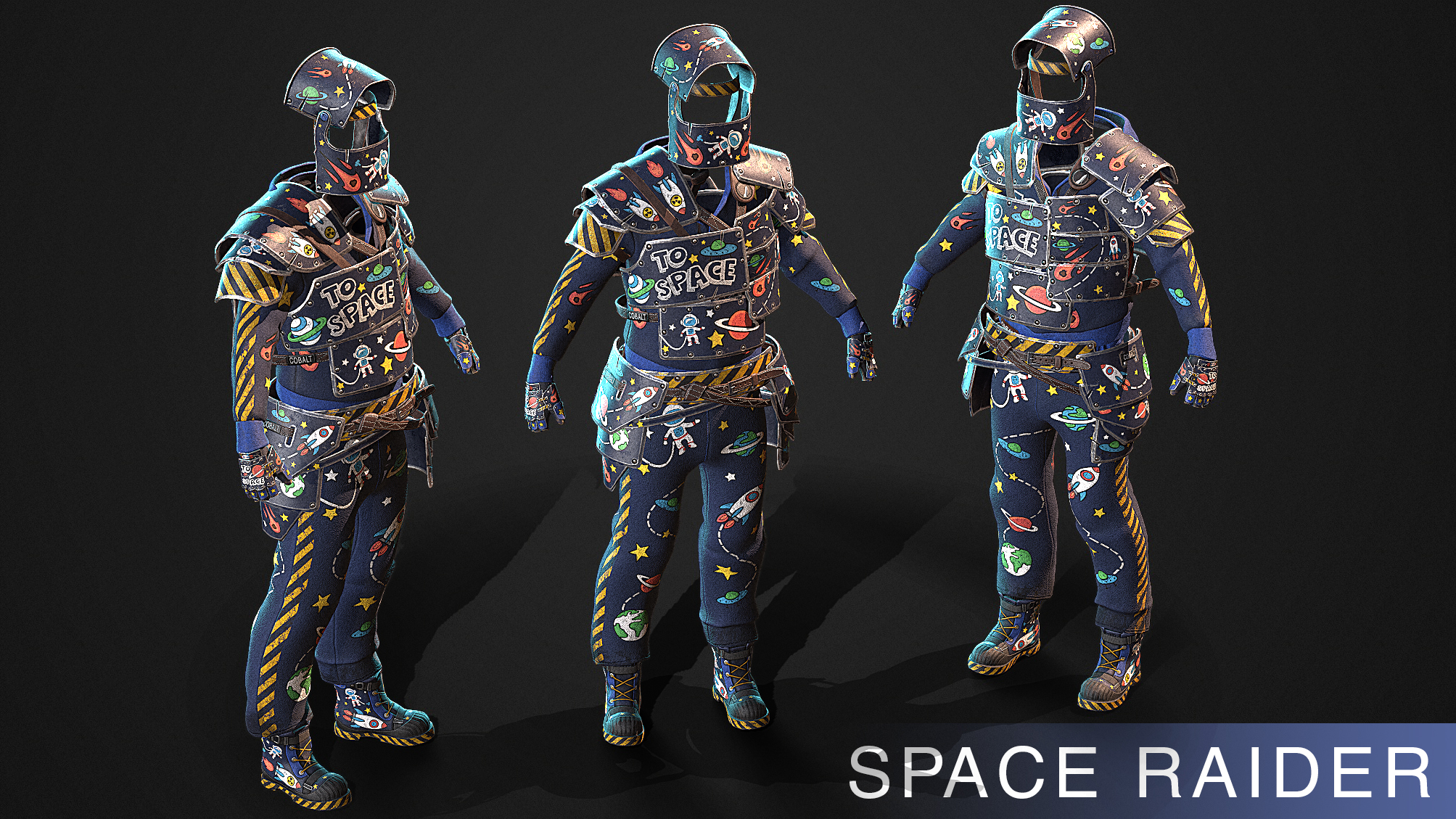 Space Raider Roadsign Vest