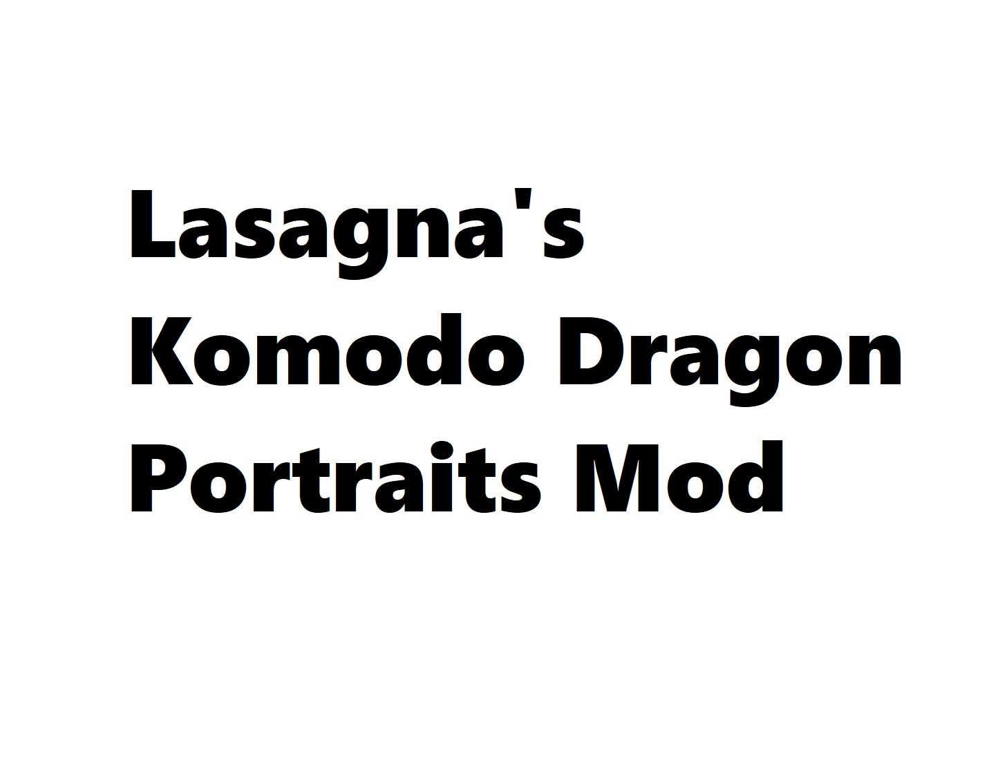 Komodo Dragon Portraits