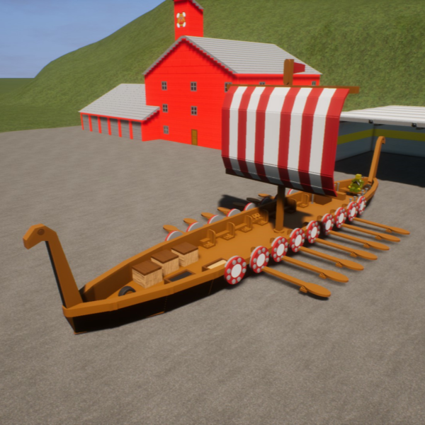 Viking Small Warship -Red Coalition-