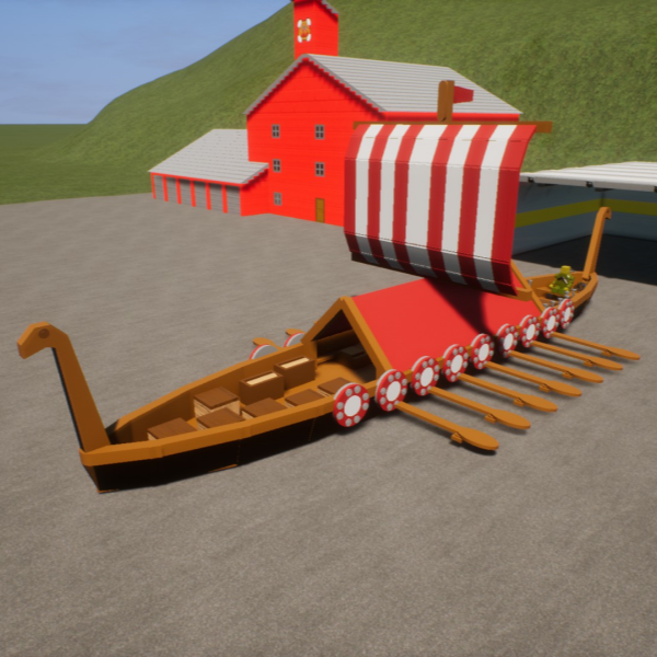 Viking Sleeper Warship -Red Coalition-