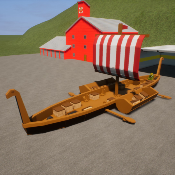 Viking Cargo Ship -Red Coalition-