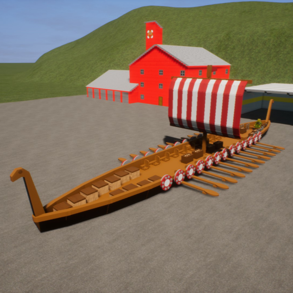 Viking Longship -Red Coalition-