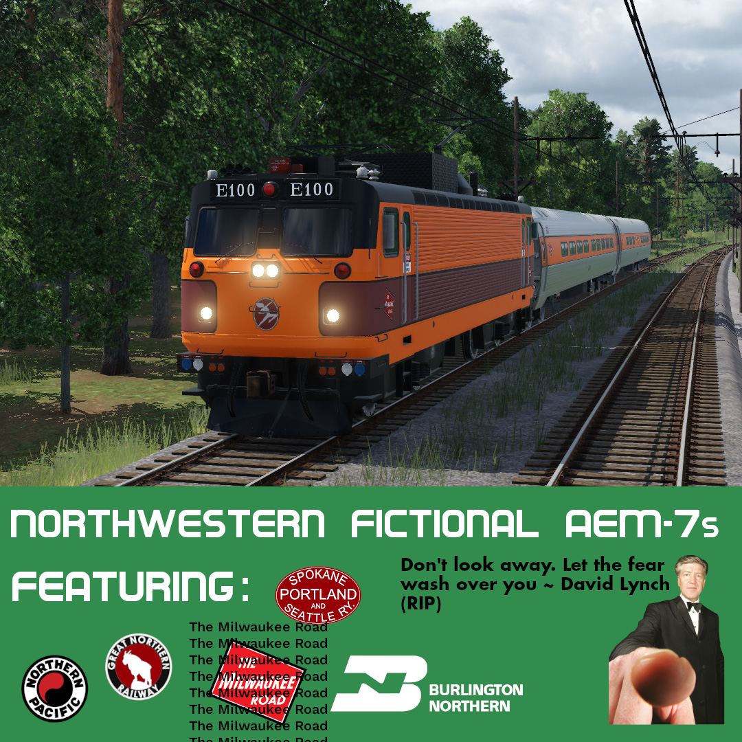 Northwestern Fictional AEM-7s