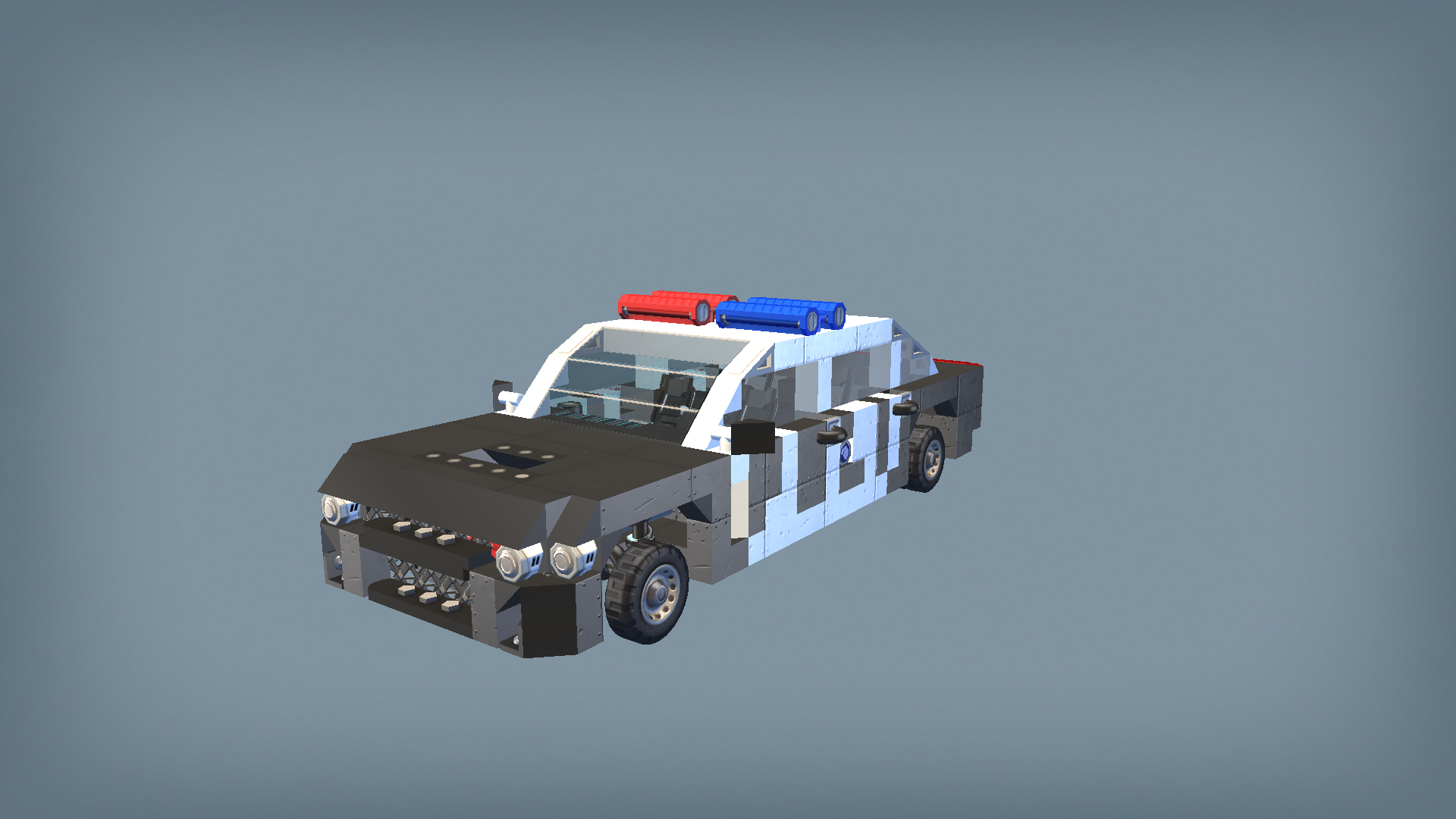 Police sport car 02