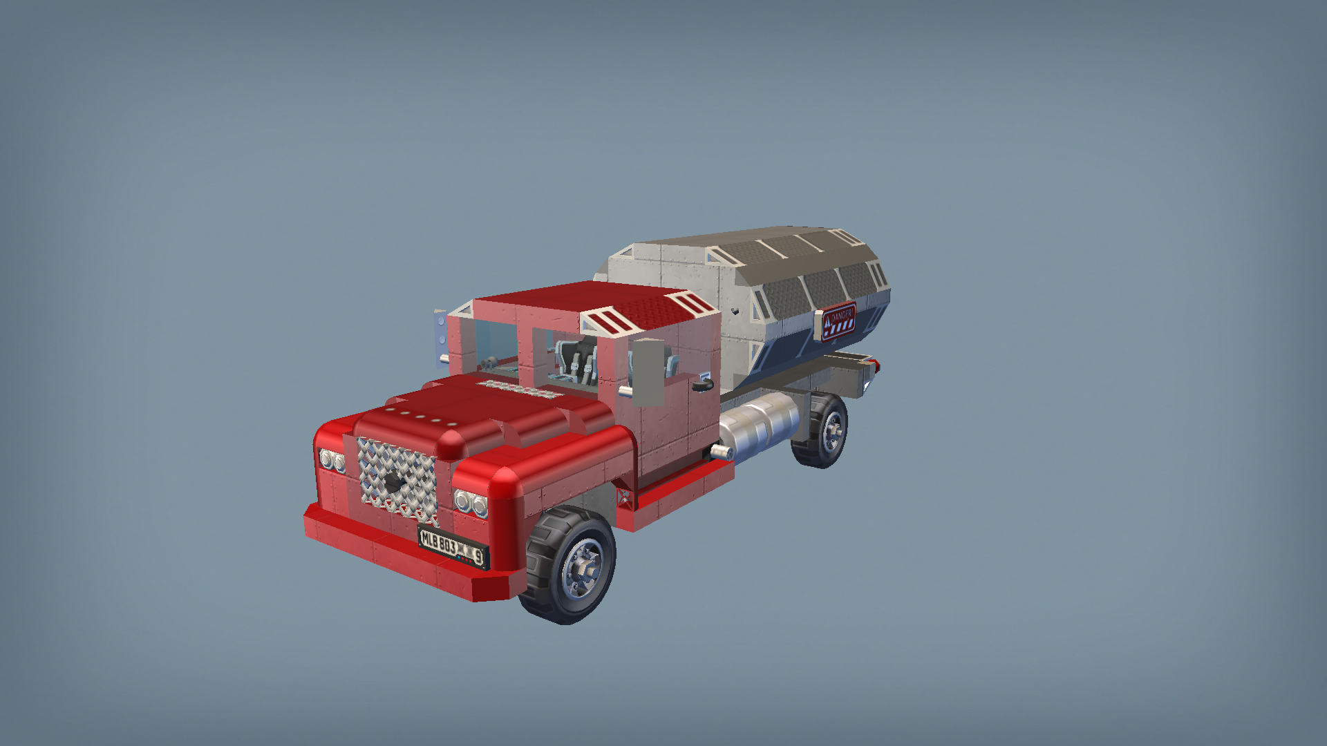 Old tank truck 02 (fuel version)