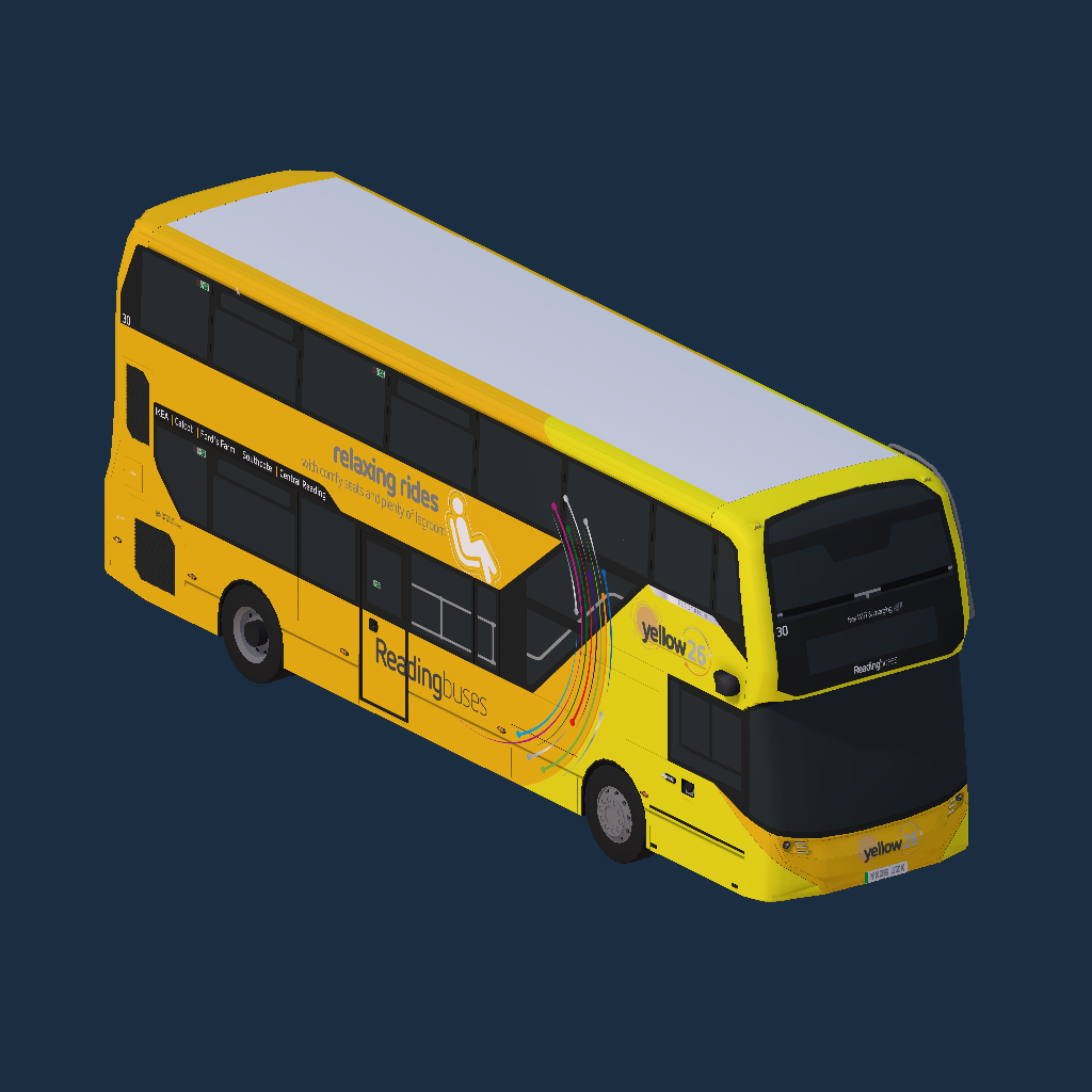 Reading Buses 30 YX26 JZK Yellow 26 Livery
