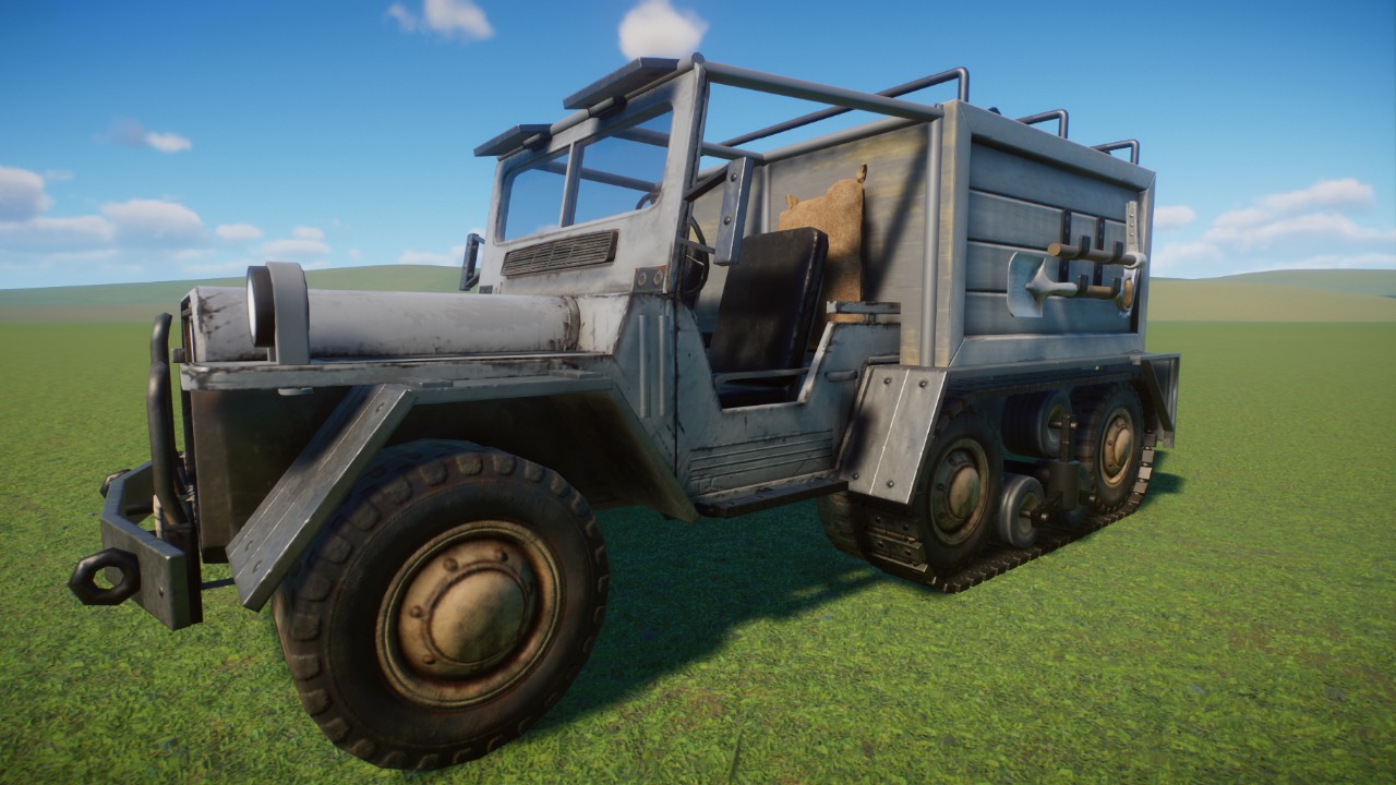 Adventure Theme - Halftrack Offroad Vehicle
