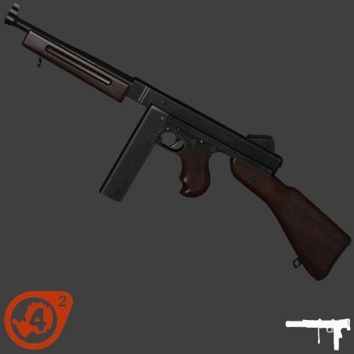 M1A1 Thompson (Silenced SMG/MAC10)