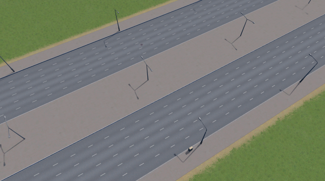 12 Lane Arterial Road Concrete Median preview