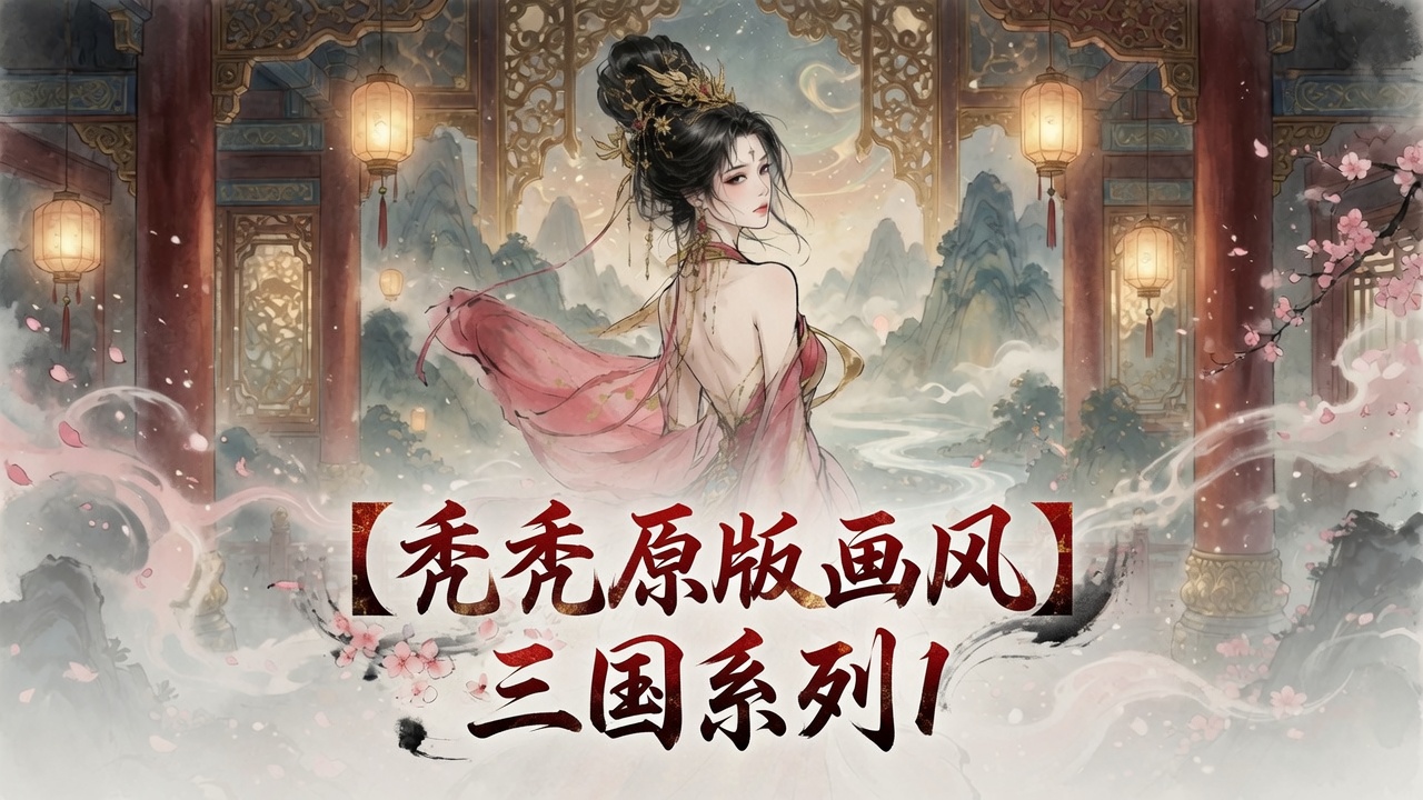 【秃秃原版画风】三国系列1（1*女立绘+NPC+独立战斗小人）