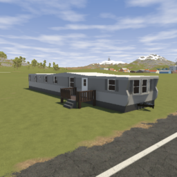 14x70 1970's Unfurnished Mobile Home