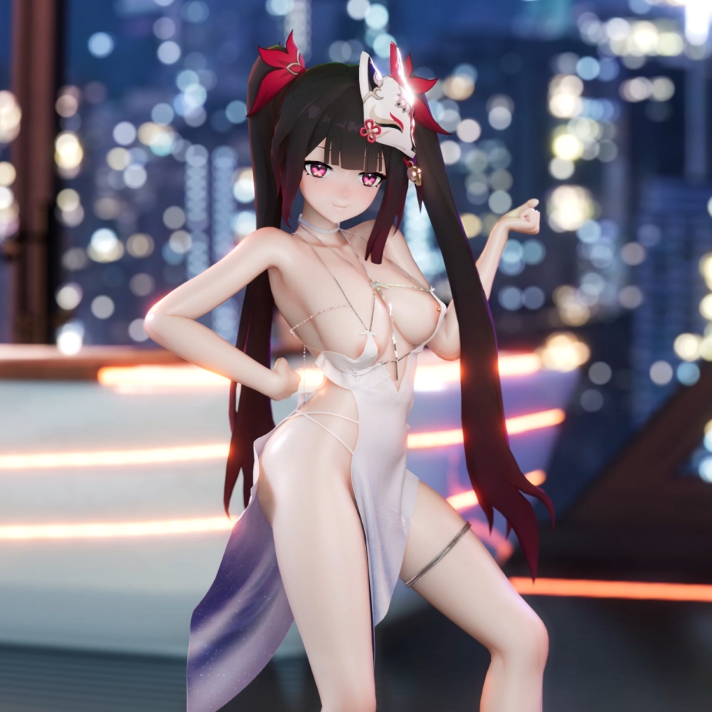 Blender214【Sparkle 花火】Like a cat
