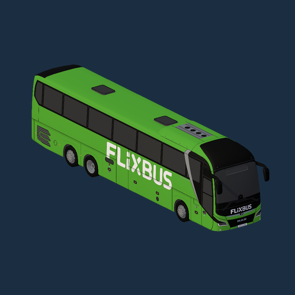 Flixbus (new, full green) - MAN Lion's Coach L