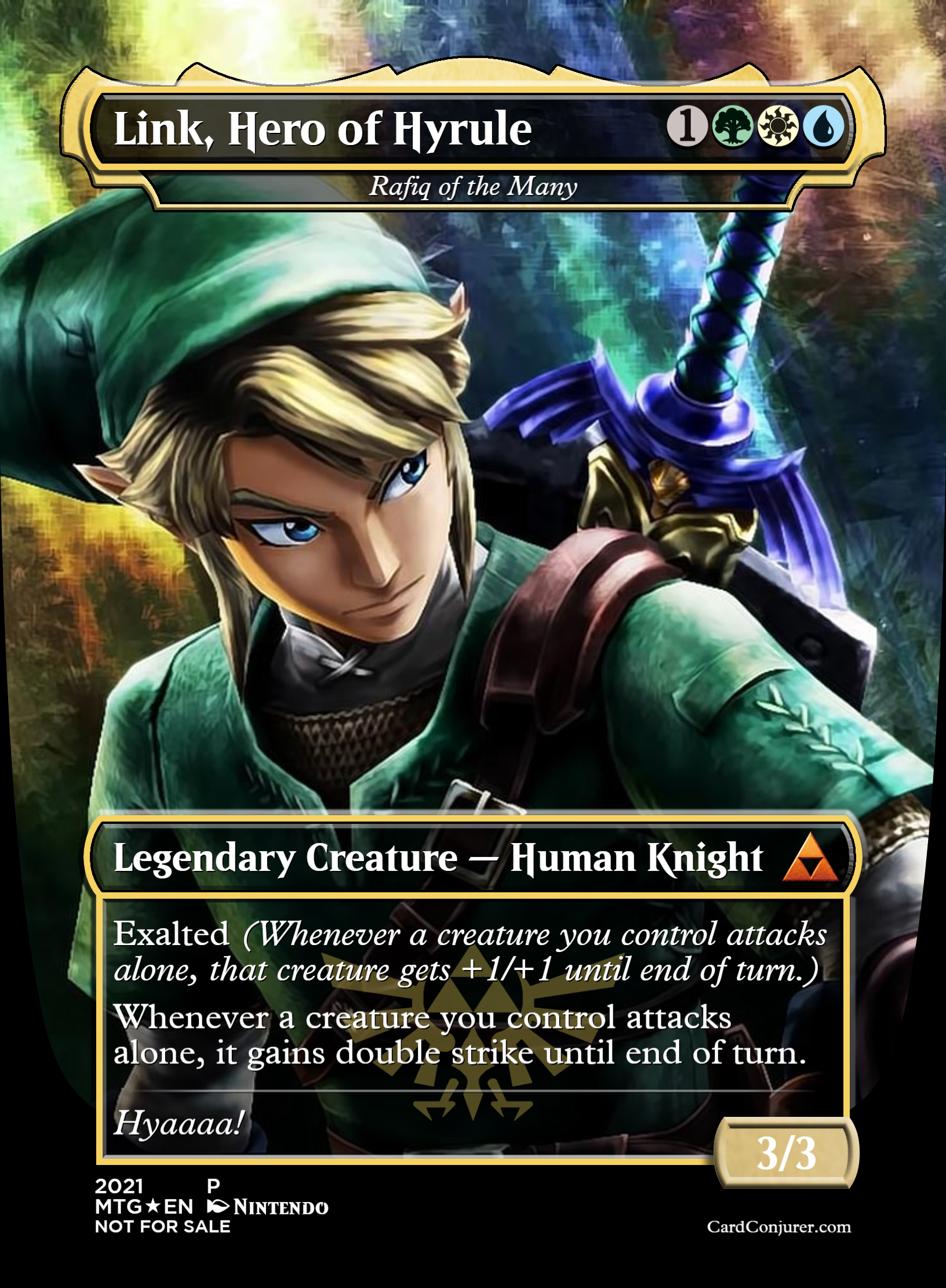 mtg zelda commander deck SAVIOR OF HYRULE  PREMIUM COLLECTOR SET (116 CARDS)  GalaxyDeck Zelda Commander Deck, MTG EDH,