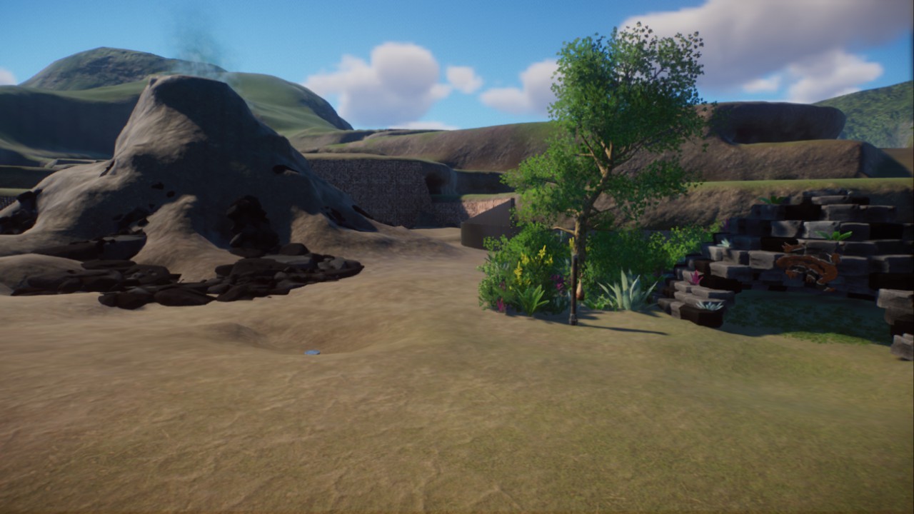 Komodo Dragon Volcano Habitat