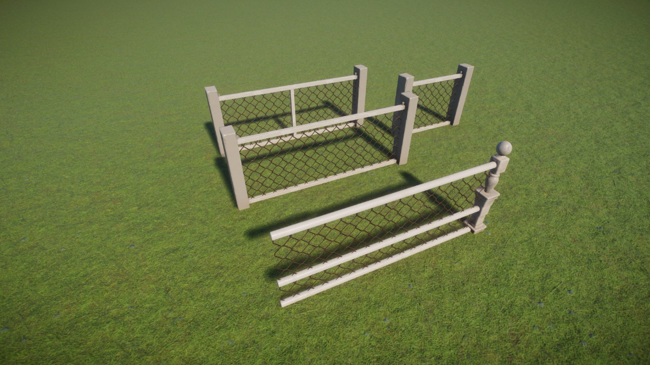 Set of (Mesh) Fences nr 3 by DeLadysigner