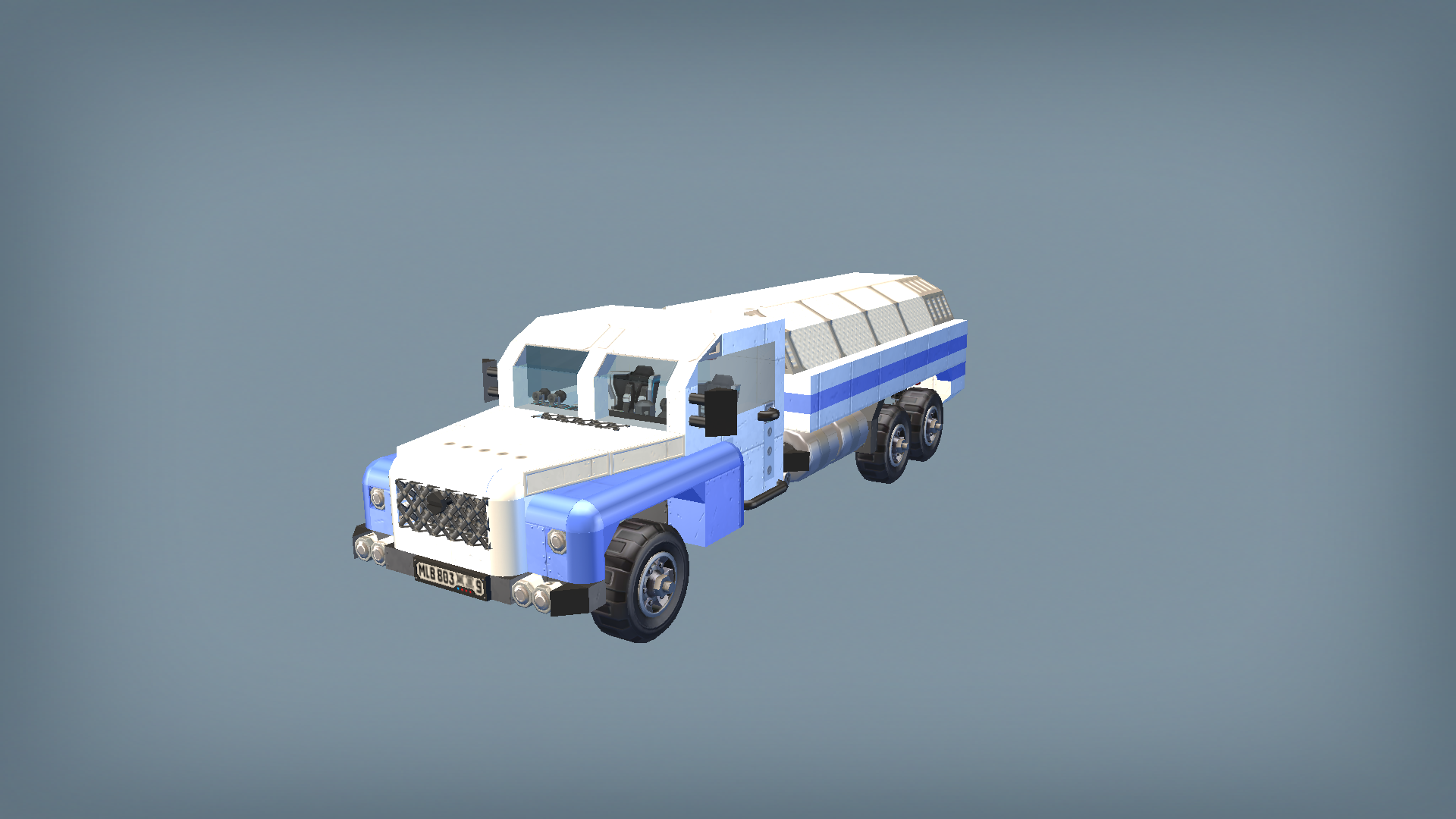 Tank offroad truck (water version) 01
