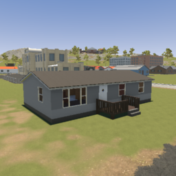 1970's double wide mobile home