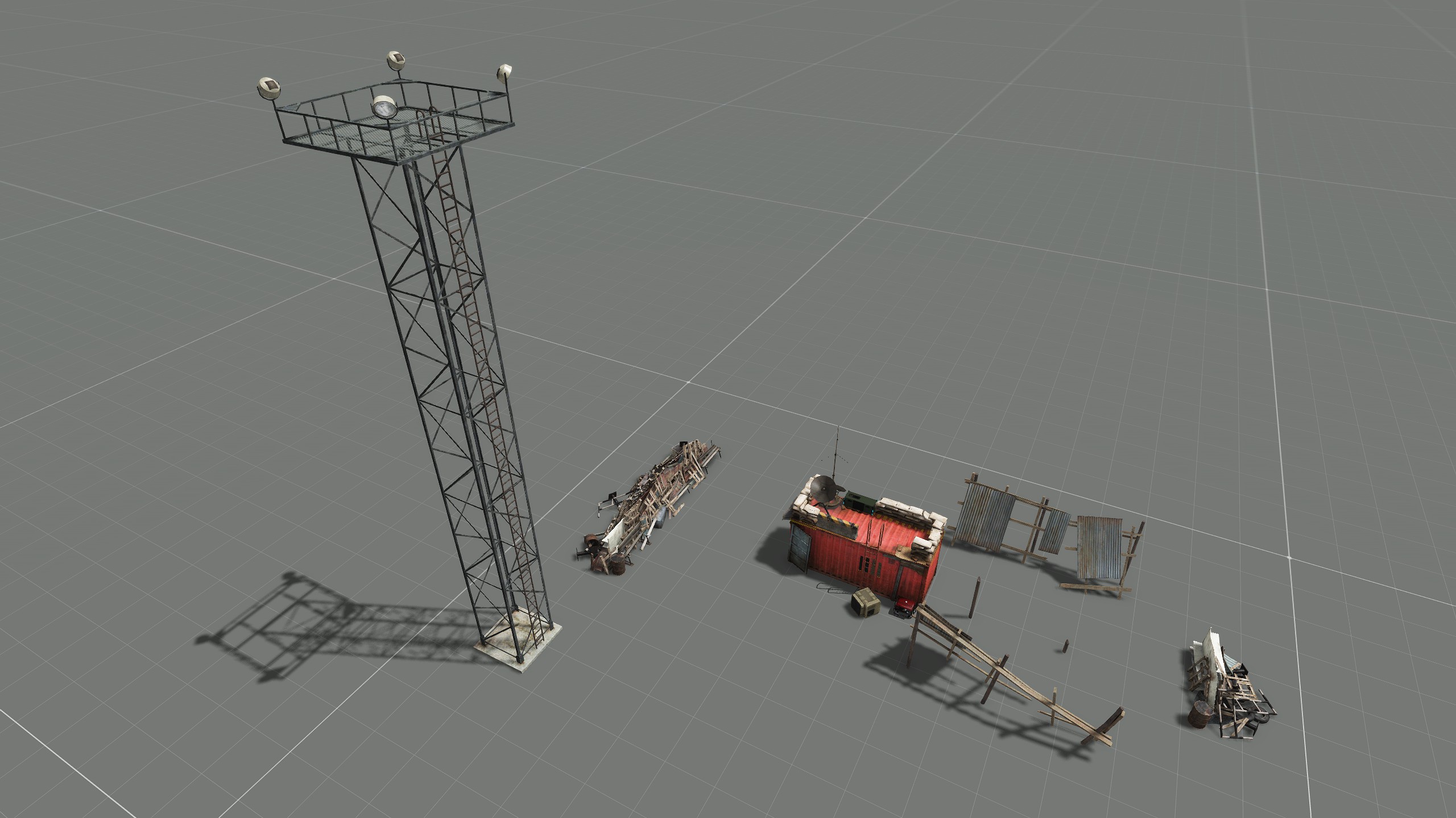 [Composition] Vanilla Bunker Container Torre Metal