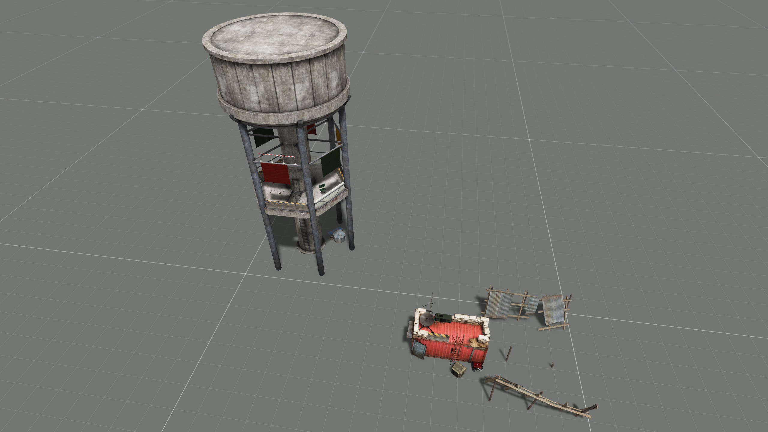 [Composition] Vanilla Bunker Container Torre Cemento