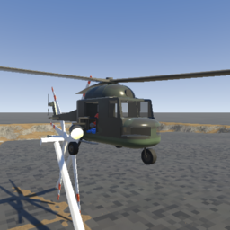Support helicopter (Battle) (Night mode)